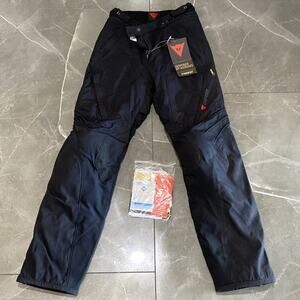 Dainese Gore-Tex Black Motorcycle Racing Pants Womens sz 40 US Small *New*